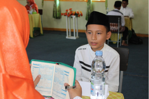 Imtihan Tahfidz Kelas 6 SD IT Al Fityah